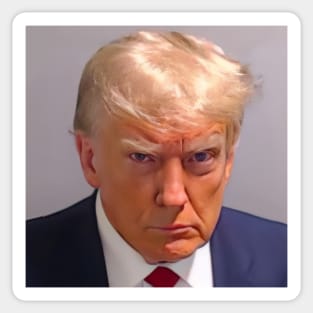 TRUMP MUGSHOT Sticker